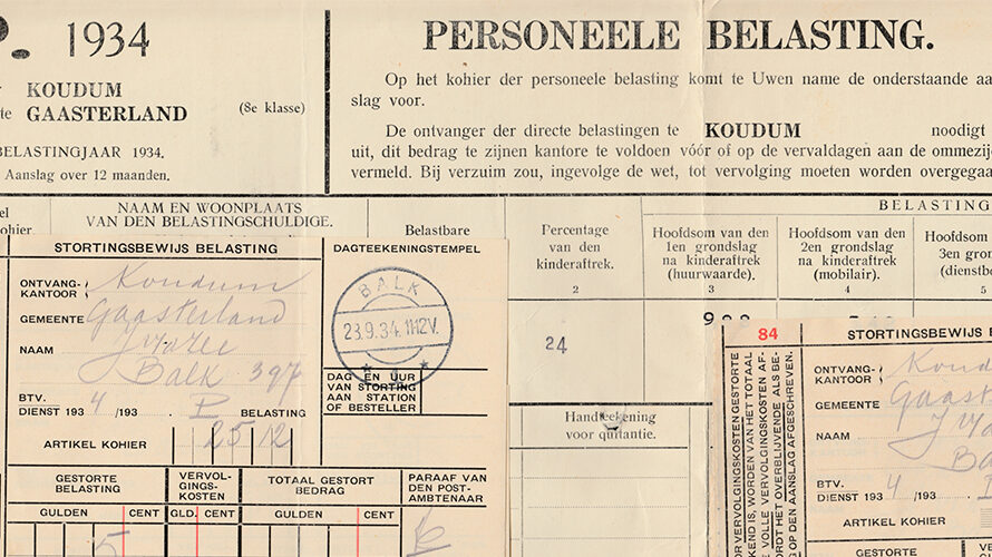 Post office as cashier