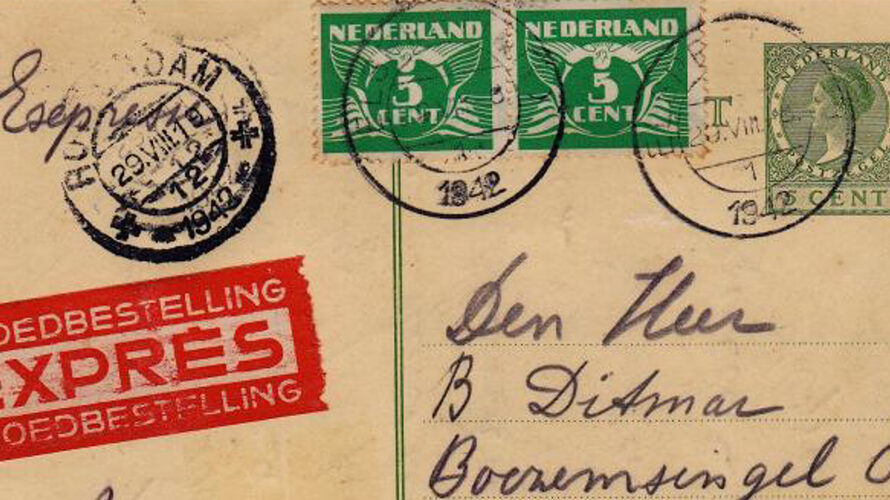 Late use of Queen Wilhelmina type Veth