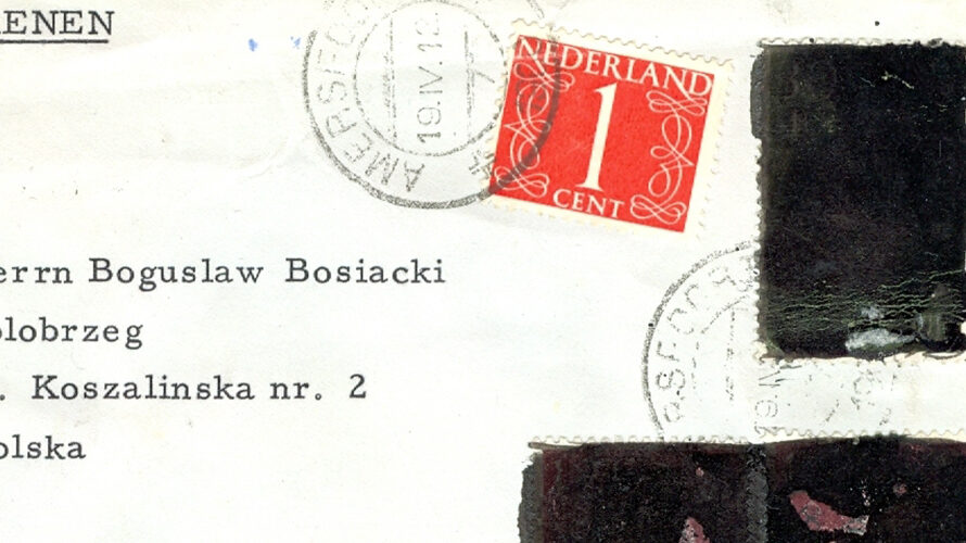 Postal war against postage stamp of the Netherlands commemorating the World Refugee Year 1960