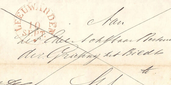 Leeuwarden – Sint Annaparochie 1844