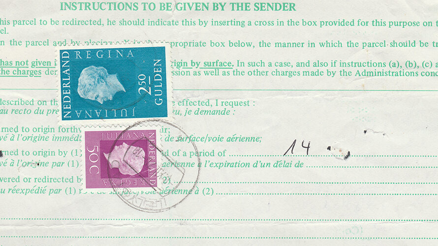 Stamps used to pay services