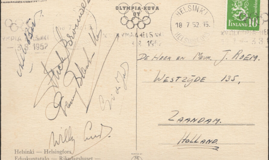 Summer Olympics Helsinki 1952