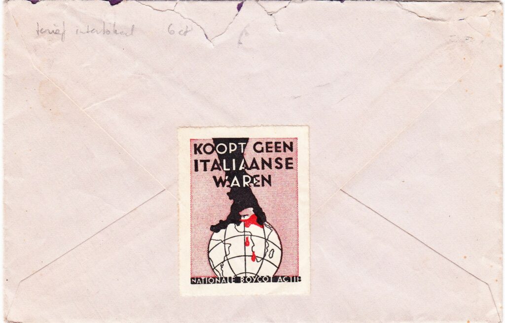 Political propaganda in the Netherlands on Dutch stamps and postal history