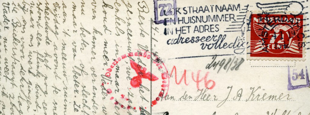 A Remarkable Postcard from 1942: Amsterdam and Forced Labor in Hamburg