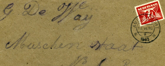 A Story of War Letters and Internment: The Journey of Roosje de Paauw-Peper
