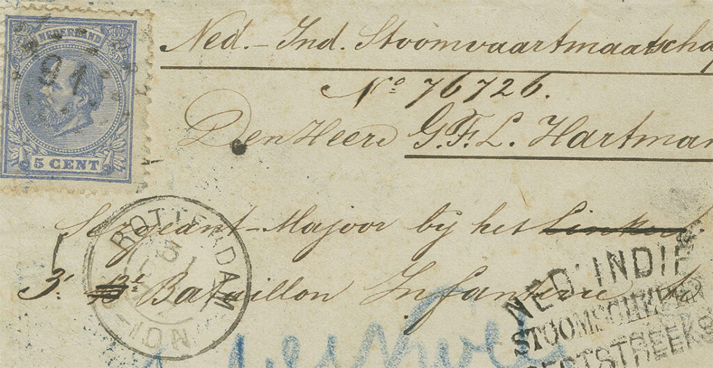 The Odyssey of a 5 Cent Dutch Indies Envelope, 1877-1878