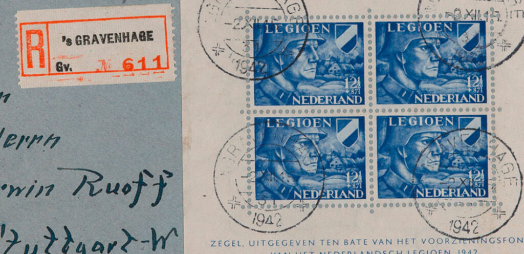 Legioen Nederland: A Wartime Postal Artifact from The Hague to Stuttgart