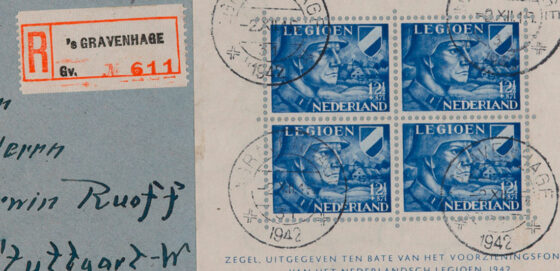 Legioen Nederland: A Wartime Postal Artifact from The Hague to Stuttgart