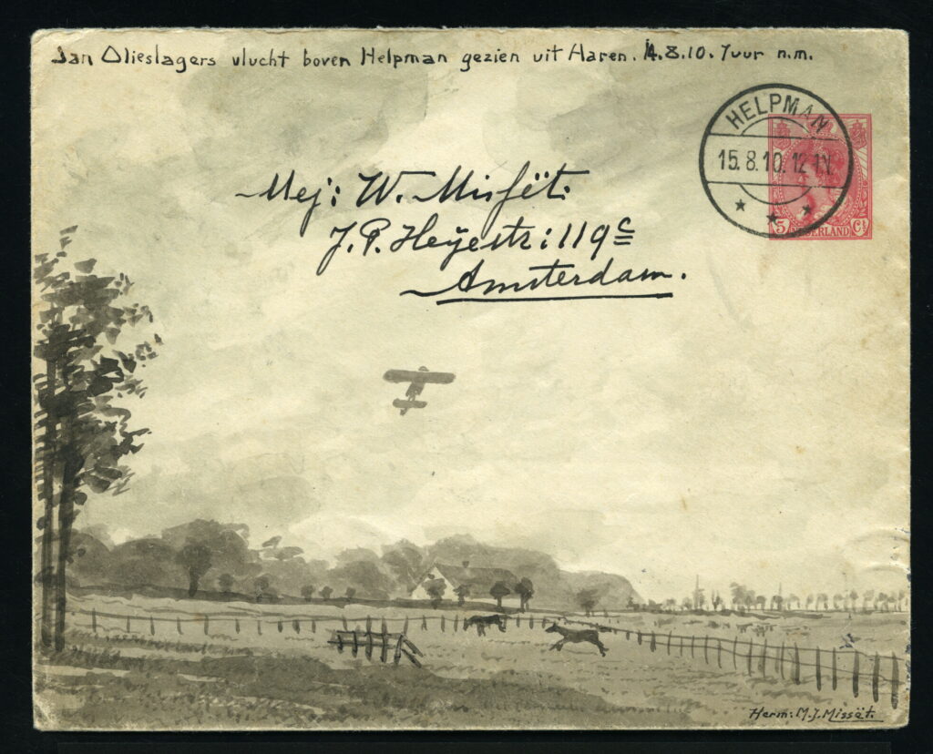 Groningen watercolour by Herman Misset surfaces after 114 years