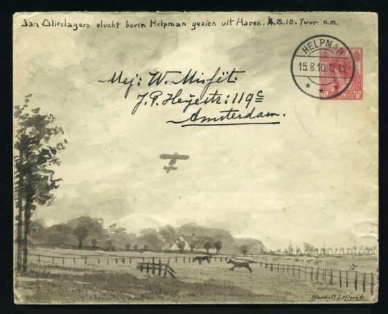 Groningen watercolour by Herman Misset surfaces after 114 years