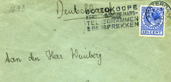 The Story of Ellen Weinberg’s 1940 Letter from Amsterdam to Hannover: A Philatelic and Historical Analysis