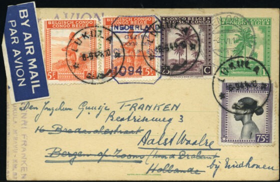 From Belgian Congo to the Netherlands 1944-5