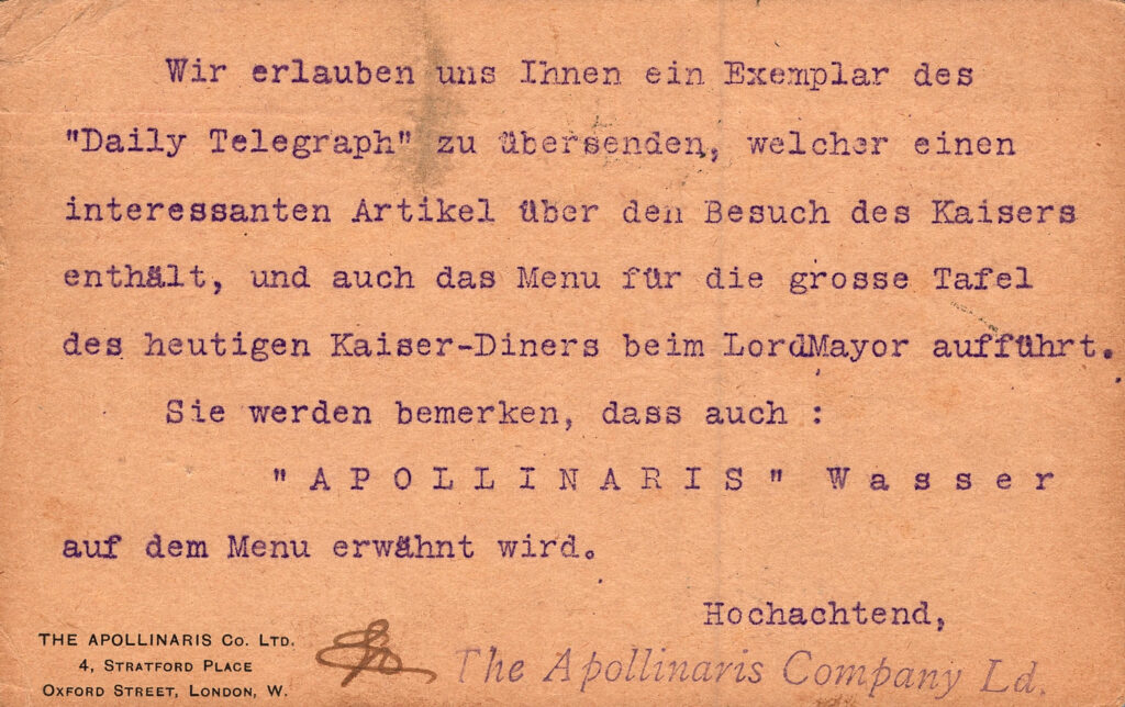 Advertising and Marketing in 1907